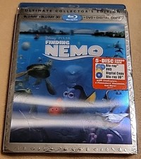 NEW Finding Nemo 3D Blu-ray, Blu-ray, DVD, 5-Disc w/Slipcover SEALED Pixar