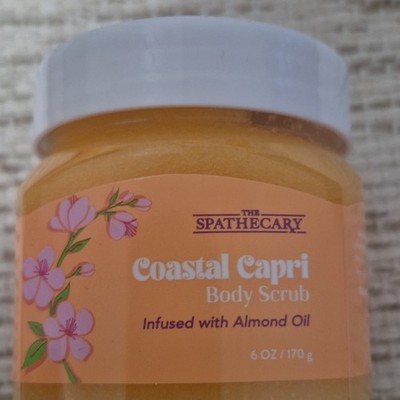 The Spathecary Coastal Capri Body Scrub Orange Almond Oil 6 oz Unisex