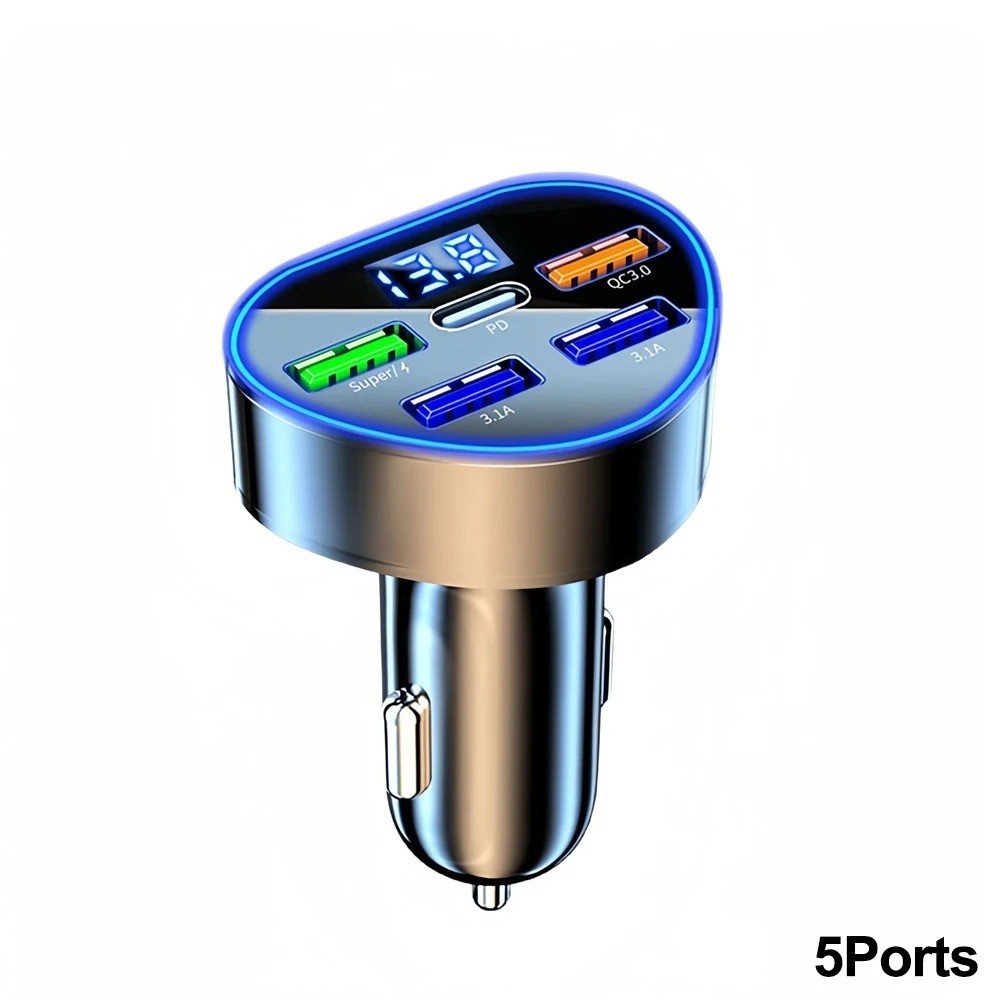 350W Car Phone Charger USB Type C Super Fast Charge in Car w