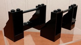 LEGO: 7075 Captain Redbeard's Pirate Ship replacement  2 Deck Brick Railings