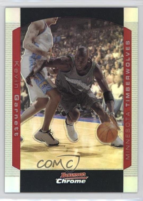 2004-05 Bowman Draft Chrome Refractor 251/300 Kevin Garnett #21 HOF h8k