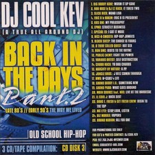 DJ COOL KEV - BACK IN THE DAYS PT 2 CD #3 - O...