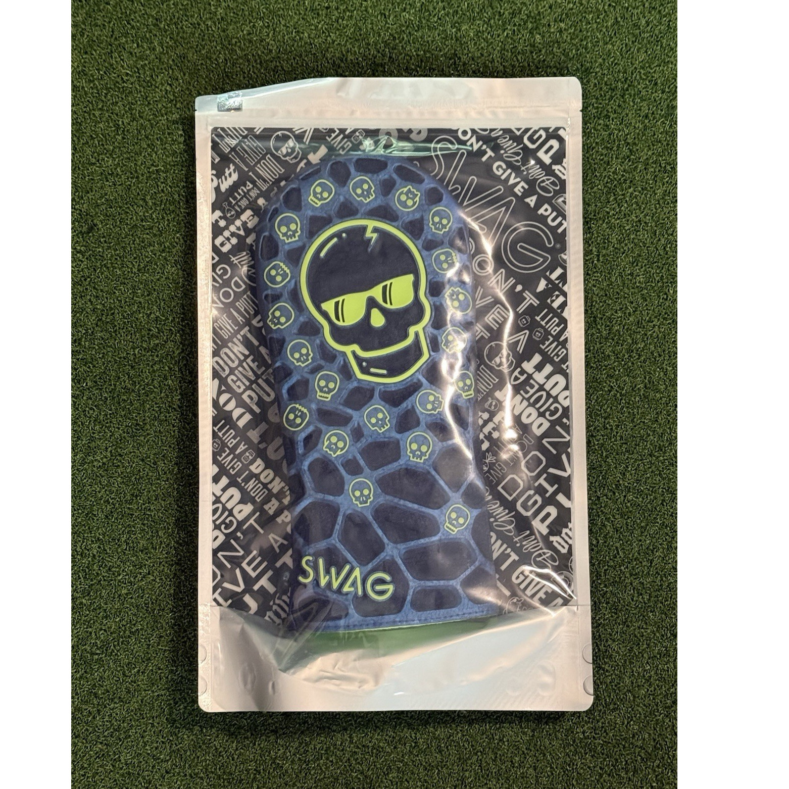 SWAG Golf Blue Skull Driver Cover