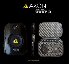 Axon Body 3 Camera w/ Body Mount Magnet Flexible Rapidlock LED Full Kit