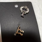 Avon Vintage Silver Tone Skeleton Key Brooch Stick Pin Costume Fashion Jewelry