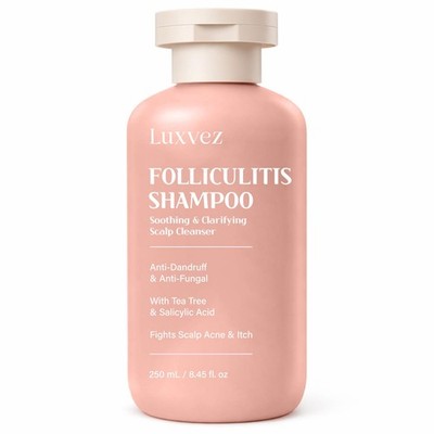 Luxvez Antifungal Shampoo for Women: Seborrheic Dermatitis & Psoriasis Relief