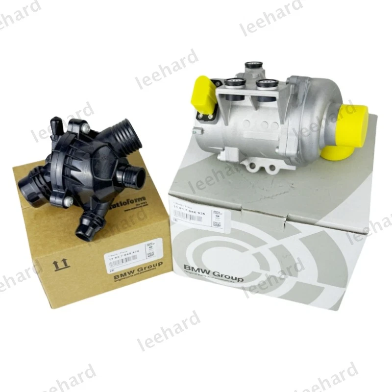Water Pump w/ Thermostat & Bolt For 128i 325i 328i 528i 530i X3 11517586925 NEW Foto 2 de 4