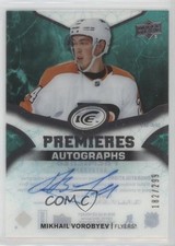 2018-19 Upper Deck Ice Premieres 182/299 Mikhail Vorobyev #IPA-MV Auto 1e15