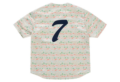 SUPREME BASEBALL JERSEY WHITE SZ L | eBay