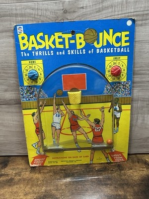 BASKET-BOUNCE Basketball Game Smethport #186 1970 Hand Held Card Vintage