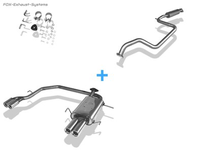 Duplex Complete System from Cat for Nissan Primera P11 Soda 96-99 2x90 Round