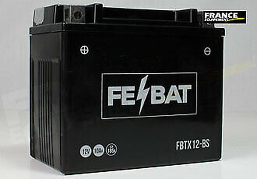 High-Performance Motorcycle Battery FBTX12-BS for Piaggio Beverly 125 IE 2010-2014 France Equipment-image