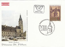 Austria 1985 Bicentenary of St Polten Diocese FDC special cancel Unaddressed VGC