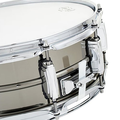 Ludwig USA LB416 Black Beauty 5x14 Snare Drum with Imperial Lugs, Black Nickel - 第 6/9 張圖片