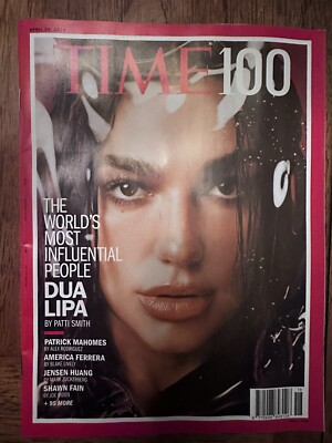 Time 100 Magazine April 29th 2024 29/4/24 Dua Lipa & Patrick Mahomes