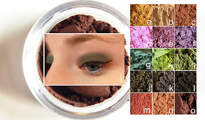 Mica-Free Eyeshadow & Eyeliner Lot- All-Natural Gentle Vegan Mineral Makeup