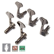 NEW Gotoh GB707 5-Strings Bass TUNERS KEYS Set L3 R2 w/ Screws 3x2 - COSMO BLACK