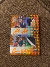 Carson Wentz Jared Goff 2016 spectra patch auto autograph #2/2