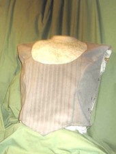 Renaissance costume bodice 2X gray plush side laced, with or without boning