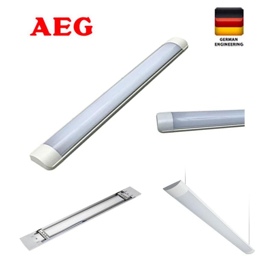 GermanAEG 36W 18W Slimline Linear LED Fluro Fluorescent batten
