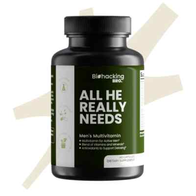 Multivitamin for Men s Health Support Biohacking ALL HE REALLY NEEDS EXP 05/2028