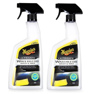Meguiar's 2x G3626EU Ultimate Waterless Wash & Wax Trockenwäsche Autowachs 768ml