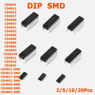 MARKENLOS Der Serie 4000 IC CMOS Counters Decade/ Zähler Viele Typen DIP SOP Verfügbar
