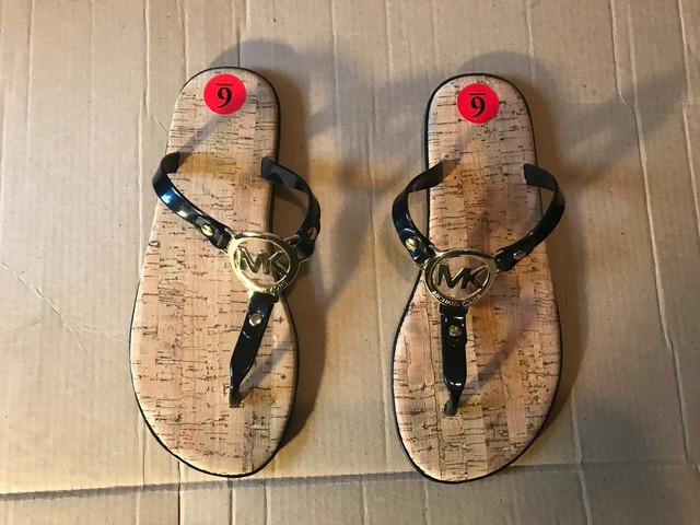 michael kors mk charm jelly flat sandals