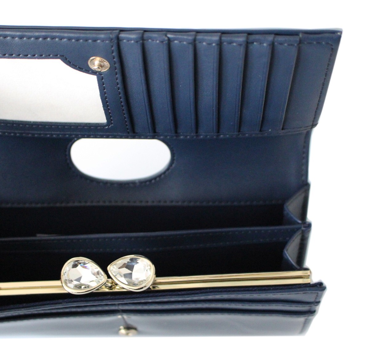 TED BAKER WOMEN'S TEAR DROP BOBBLE FLORAL LEATHER PURSE