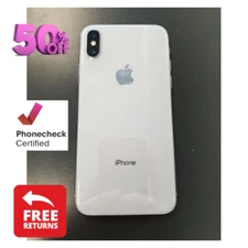 Apple iPhone X 64GB 256GB CDMA Unlocked Att TMobile Battery Good iOS 4G GSM