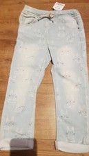 Next Gils Bunny Character Pull-On Jeans Size: 2-3 years BNWT