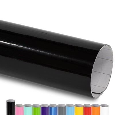 Premium Auto Folie Glanz blasenfrei 152cm selbstklebend Klebefolie Autofolie NEU