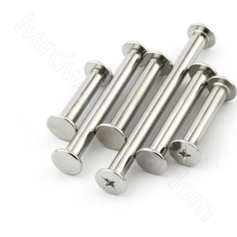 20 Stück Buchschrauben M5×6mm - Edelstahl Hohlnieten Für Lederarbeiten