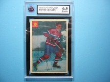 1954/55 PARKHURST NHL HOCKEY CARD #10 TOM JOHNSON KSA 6.5 EX/NM+ PARKIE