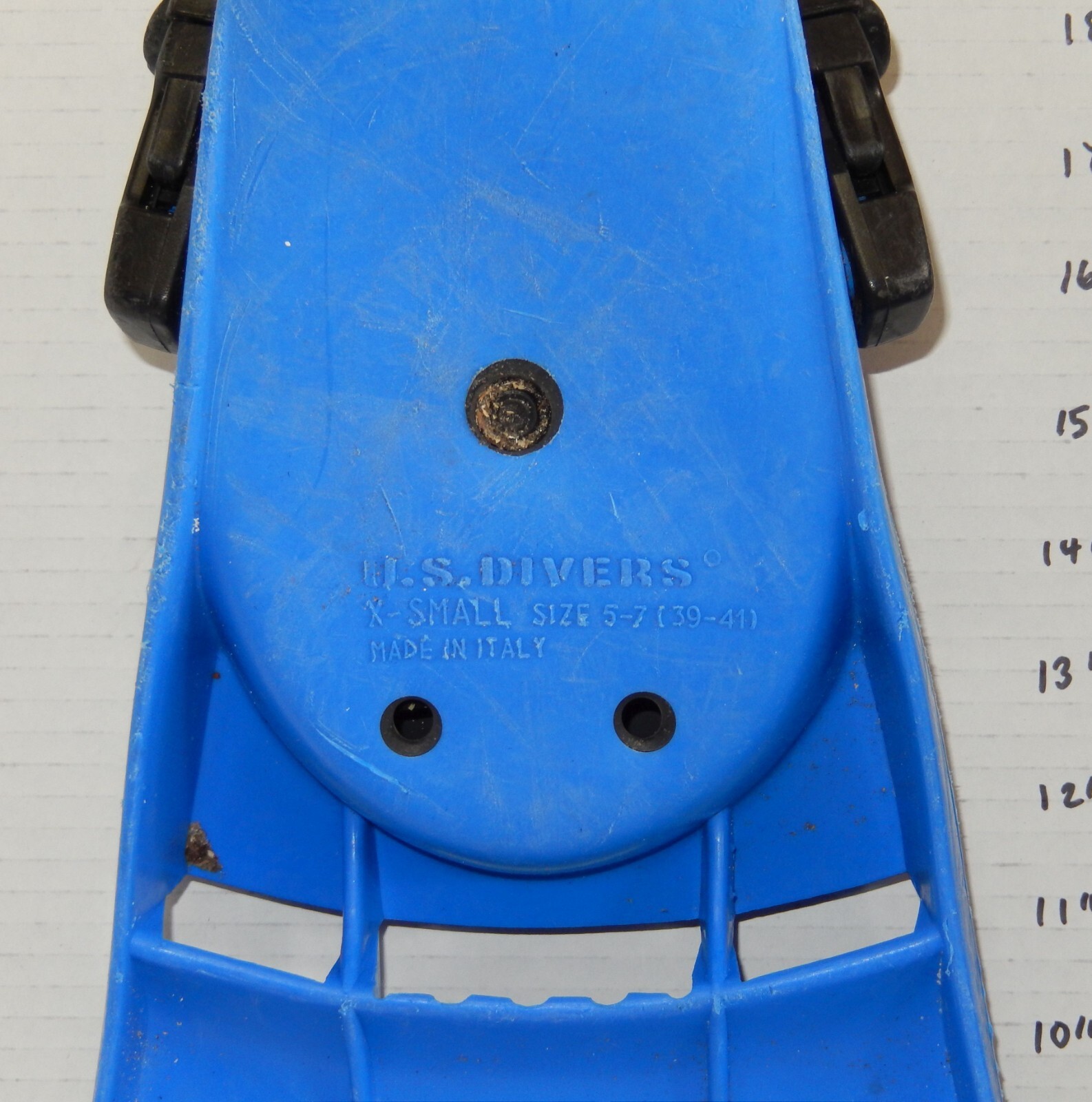 U.S. Divers Deep Sea Compro Scuba Diving Fins Size XS Xtra Small 5-7