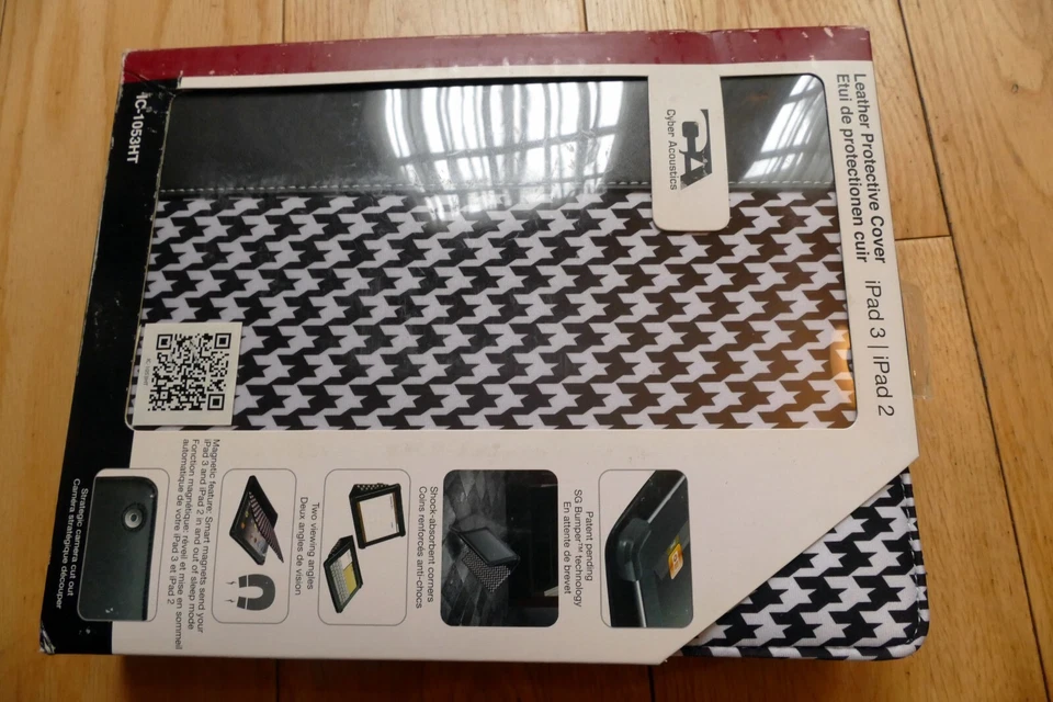 Cyber Acoustics Apple iPad 2, 3 Carrying Folding Case Portfolio  IC-1053HT - NEW - Image 2 of 4