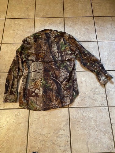 MENS REDHEAD LARGE CAMO REALTREE APG SHIRT ARCHERY HUNTING BOW LONG SLEEVE F/S - Picture 6 of 7