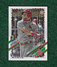 DYLAN CARLSON - 2021 TOPPS HOLIDAY ROOKIE CARD # HW106 - CARDINALS - ORIOLES MLB. rookie card picture
