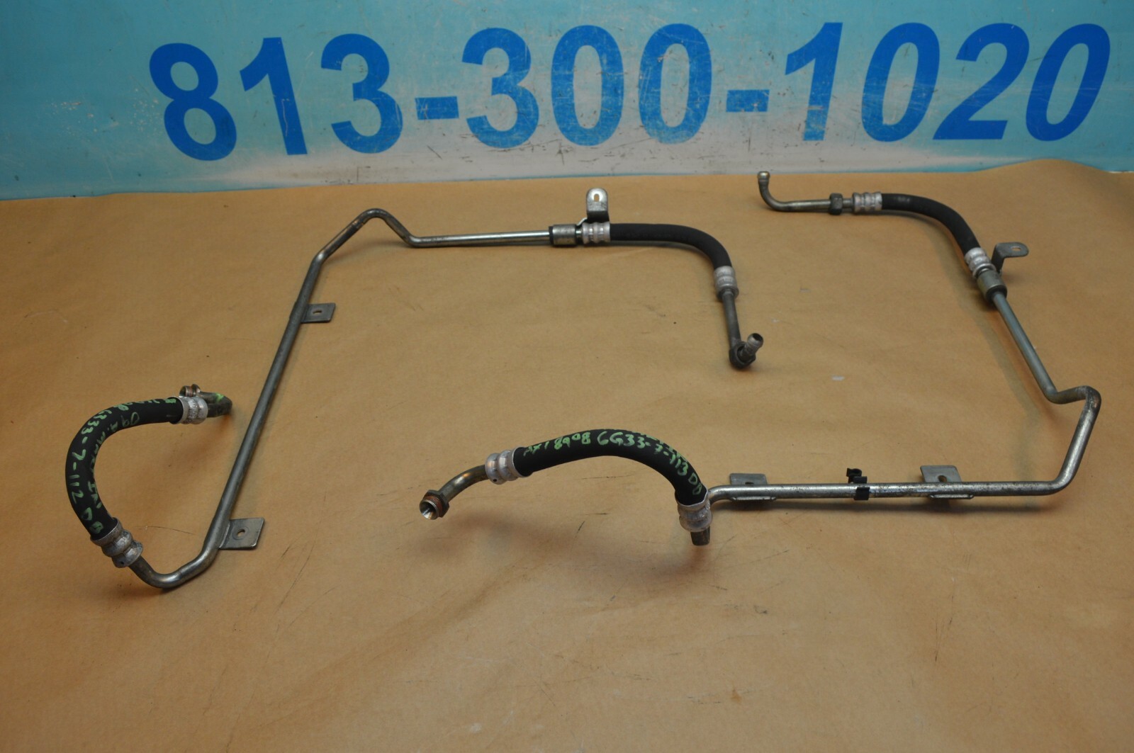 2009 ASTON MARTIN VANTAGE V8 4.7L TRANSMISSION COOLER LINES TRANS TO COOLER PAIR