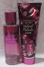Victoria's Secret Fragrance Mist  Lotion Set 2 VELVET PETALS LUXE lavish