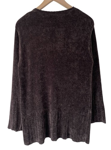 Vintage Laura Ashley Jumper - Size Small 10 12 - Chocolate Chenille Sweater BNWT - Picture 6 of 11