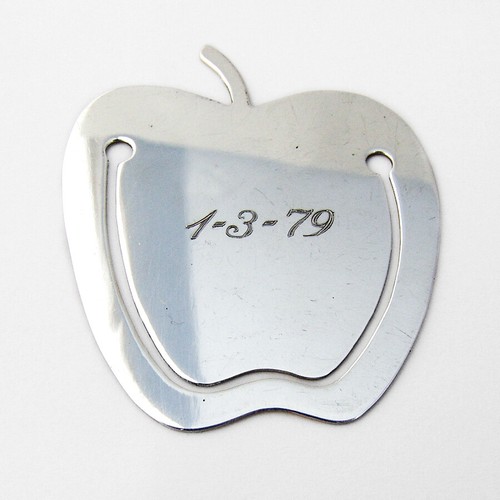 Tiffany Apple Form Book Mark Sterling 