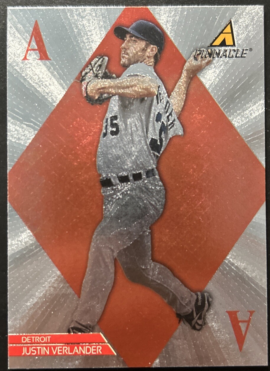2013 Pinnacle Baseball Justin Verlander Aces Card #A1 Detroit Tigers