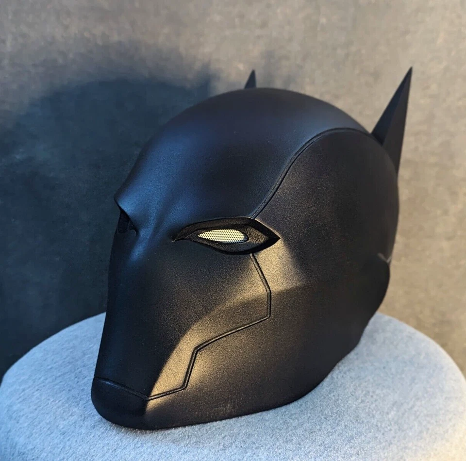 Batman Beyond Inspirado Negro Acolchado Cosplay Casco Completo Máscara Capucha Impreso en 3D Foto 2 de 4