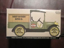 Harley-Davidson Studebaker Pickup Bank 1916 Ltd Edition NIB