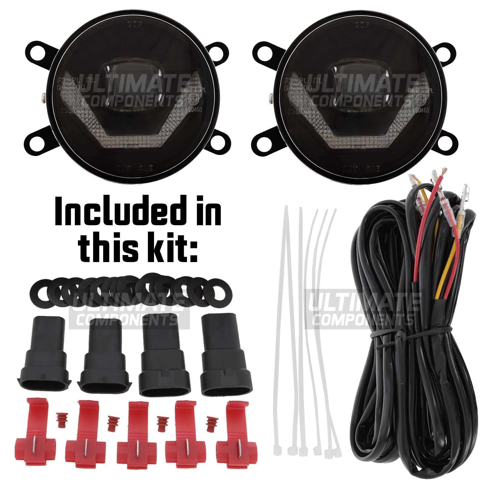 Vauxhall Astra Mk5 H VXR Hatchback 2005-2011 LED Upgrade DRL & Fog Lights Lamps