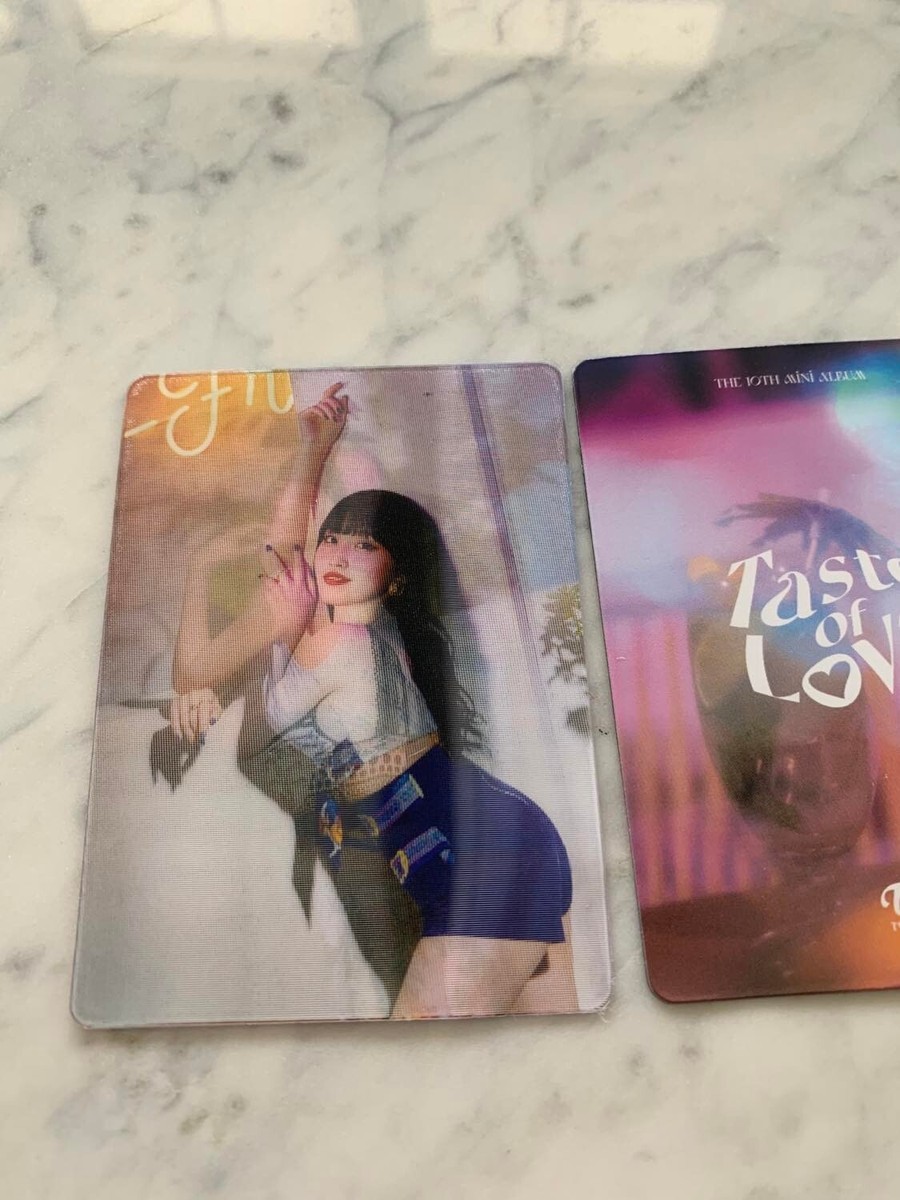 TWICE Official Taste of Love Alcohol Free Photocards 10th