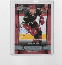 2013-2014 UPPER DECK OVERTIME HOCKEY CHRIS BROWN #8