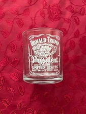 47th President Trump Stuff, MAGA Whiskey Glass, Perfect for Wine, Vodka, Spirits