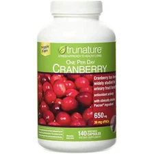 trunature One Per Day Cranberry 650 mg, 140 Vegetarian Capsules